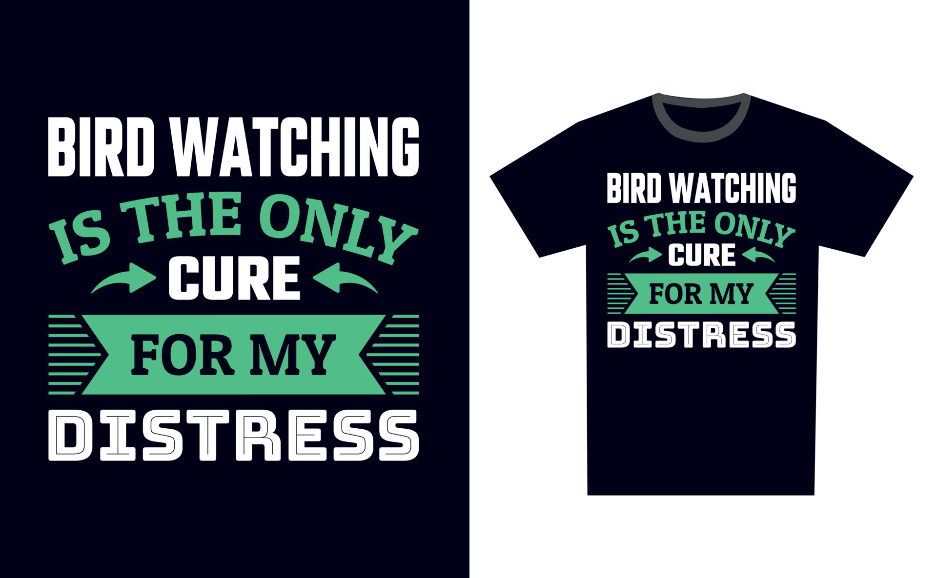 Bird Watching T Shirt Design Template Vector 23483997 Vector Art at