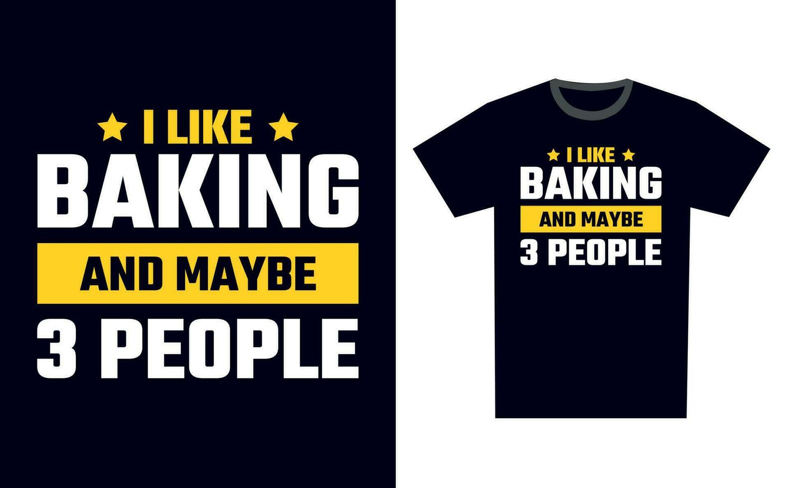 Baking T Shirt Design Template Vector 23484007 Vector Art at Vecteezy