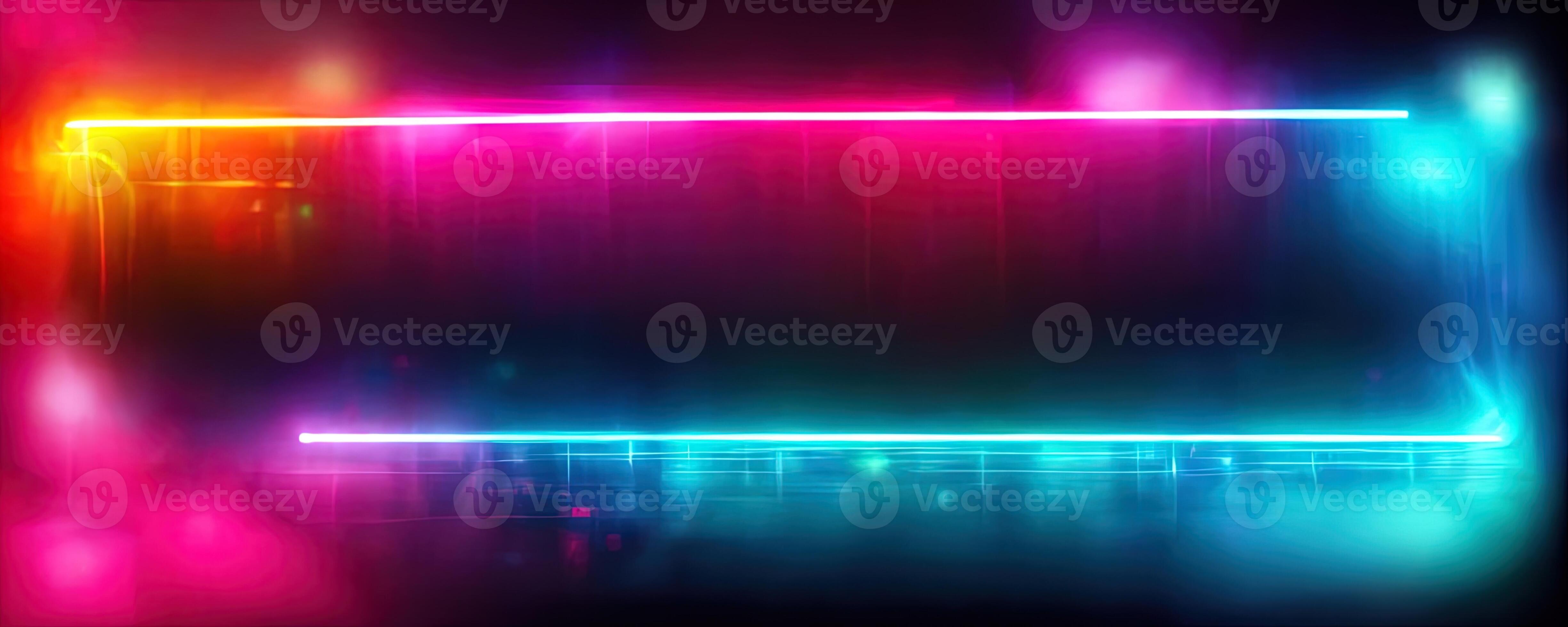 illustration of gaming background abstract, cyberpunk style of gamer  wallpaper, neon glow light of sci-fi. Glowing iridescent neon lights for  both light and dark backgrounds. Generative AI 23486370 Stock Photo at  Vecteezy