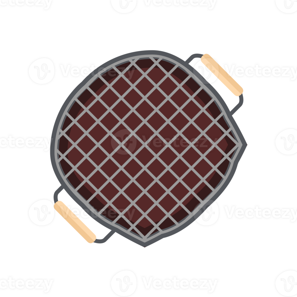 Iron Pan Grill Stove Basic Shape For Barbeque Beef Smoked Roasts Steak Cooked Meat png