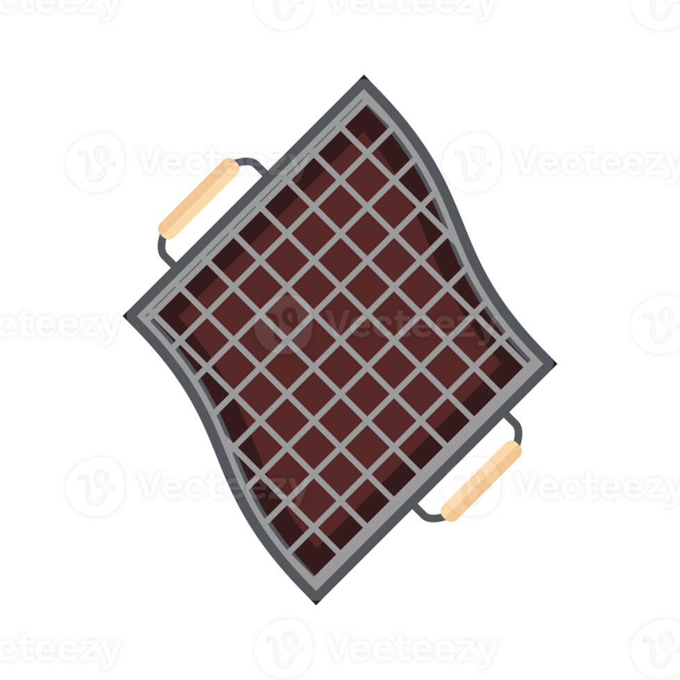 Iron Pan Grill Stove Basic Shape For Barbeque Beef Smoked Roasts Steak Cooked Meat 23485362 PNG