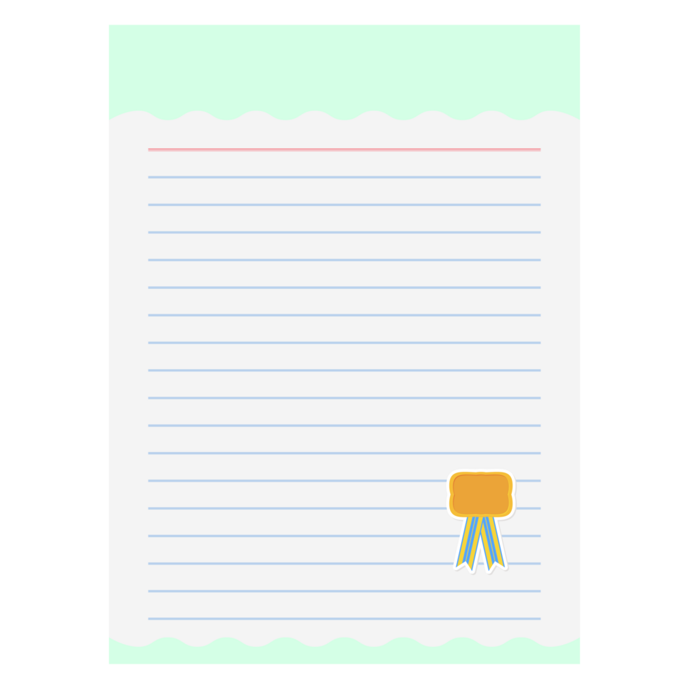 Paper Note Award Ribbon Blank Medal Gold Basic Shape png