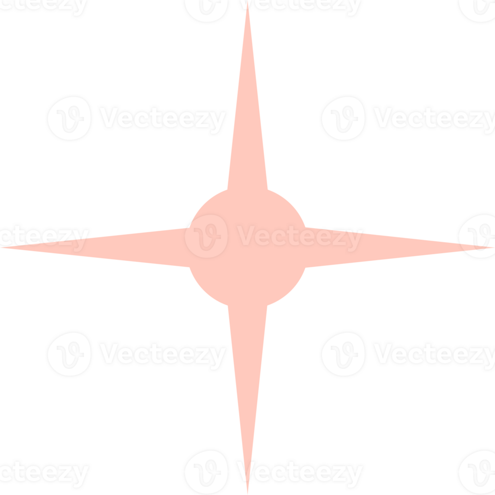 star pink isolated png