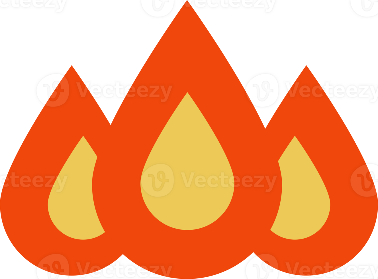 logo de icono de fuego png