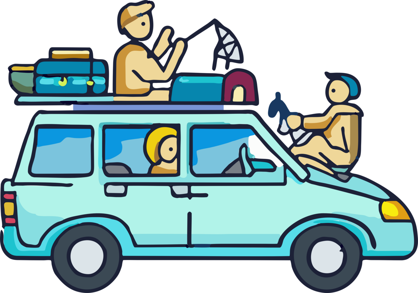 Auto Camping png Grafik Clip Art Design