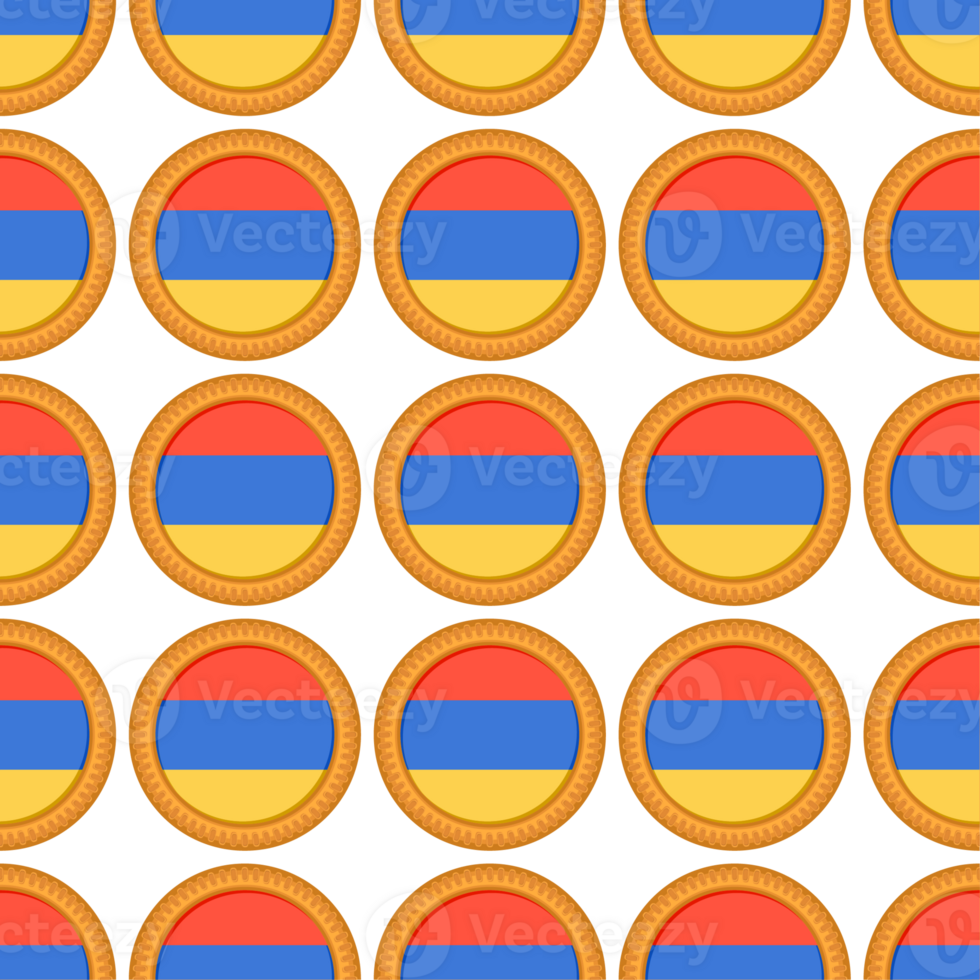 modelo Galleta con bandera país Armenia en sabroso galleta png