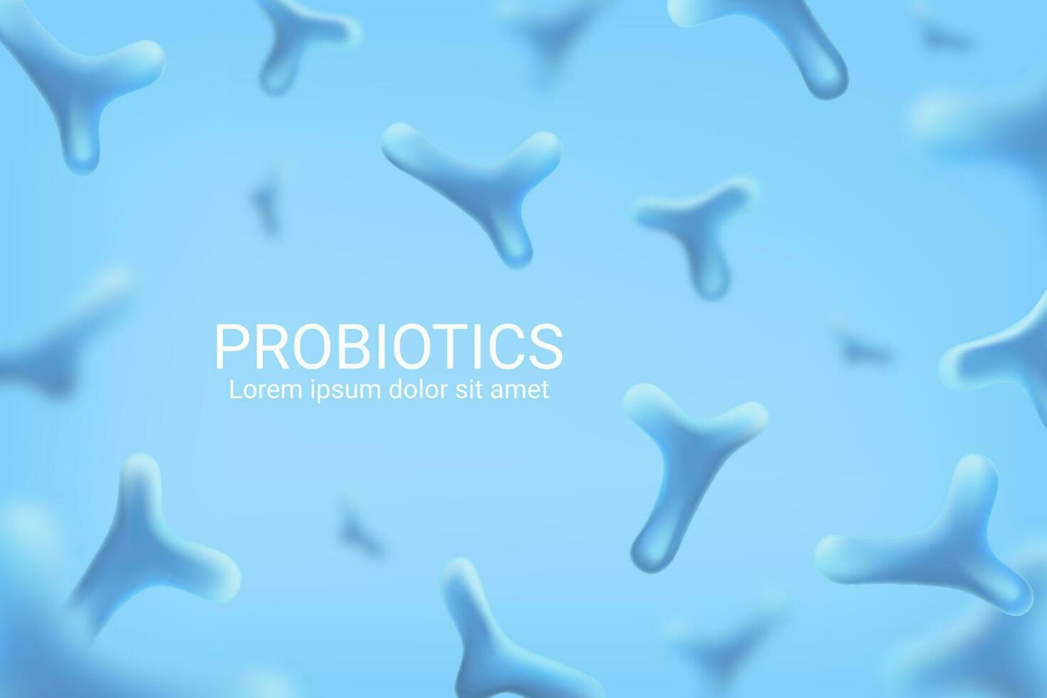 Probiotic bacteria lactobacillus, prebiotics gut vector