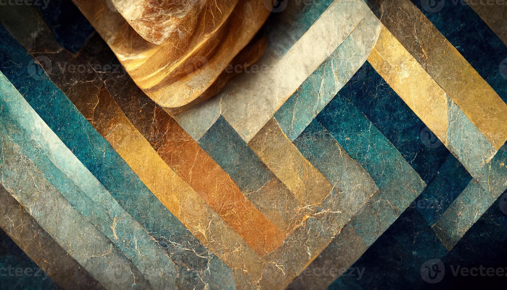 Marble effect background or texture. Spectacular abstract glistening golden solid liquid waves. Swirling golden and blue pastel pattern, shining golden color, marble geometric, photo