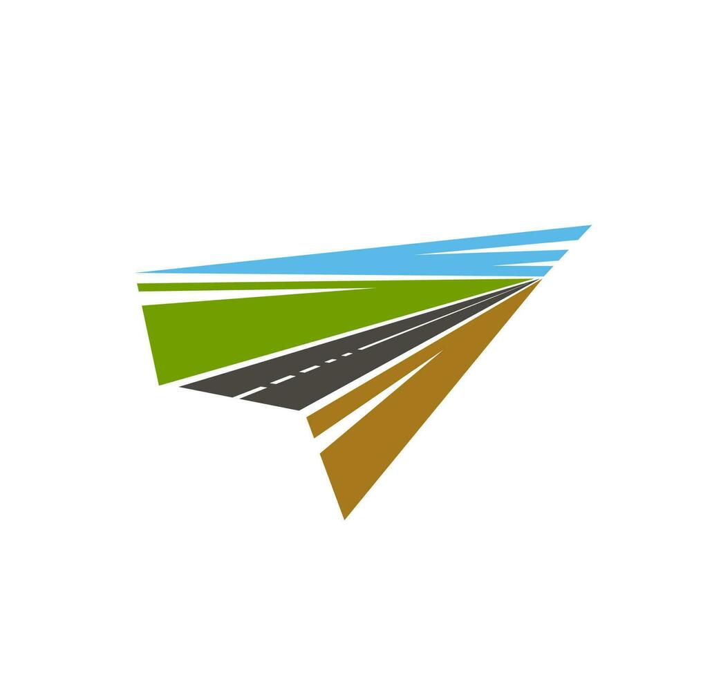 road pathway, highway icons, path way asphalt vector