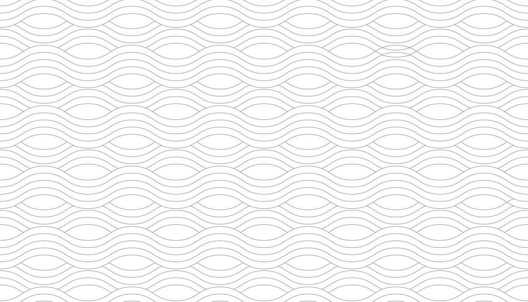 simple wavy line seamless pattern vector