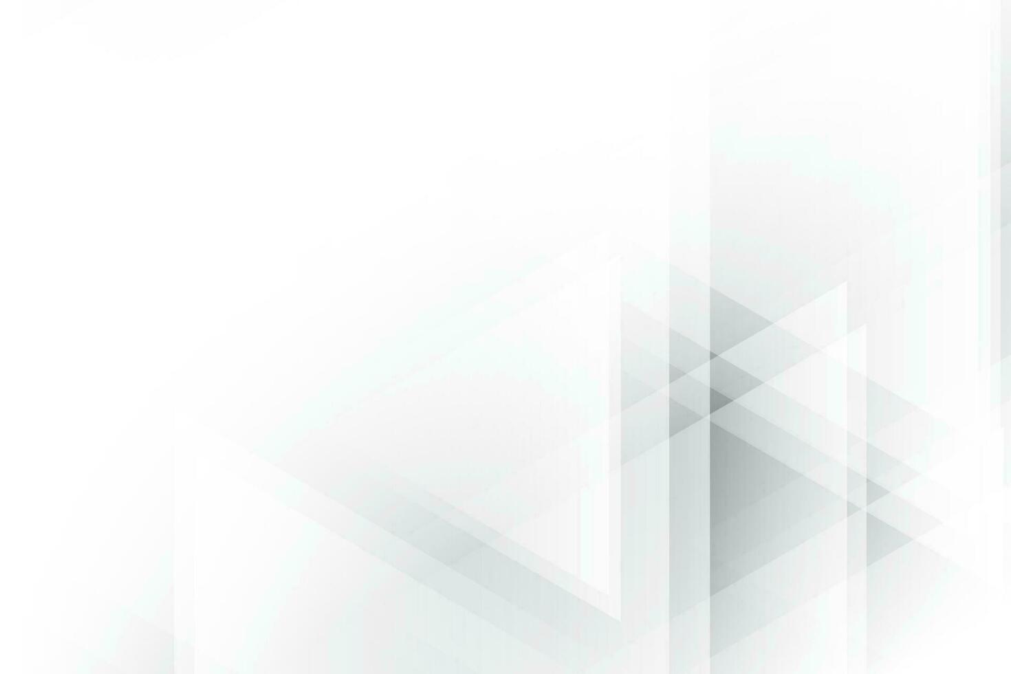 Abstract white and gray color, modern design background with geometric triangle shape. Vector illustration.