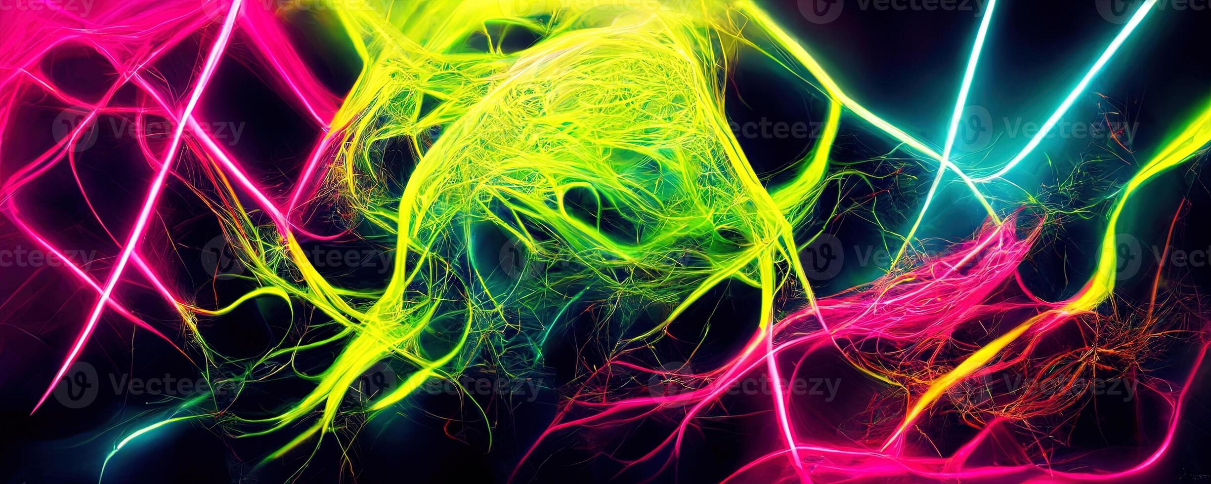 illustration of gaming background abstract, cyberpunk style of gamer  wallpaper, neon glow light of sci-fi. Glowing iridescent neon lights for  both light and dark backgrounds. Generative AI 23486370 Stock Photo at  Vecteezy