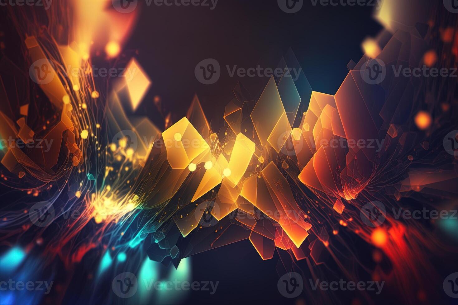 abstract futuristic colorful background with lights, . abstract futuristic neon background with glowing ascending lines. Fantastic background for gamer or slide show photo