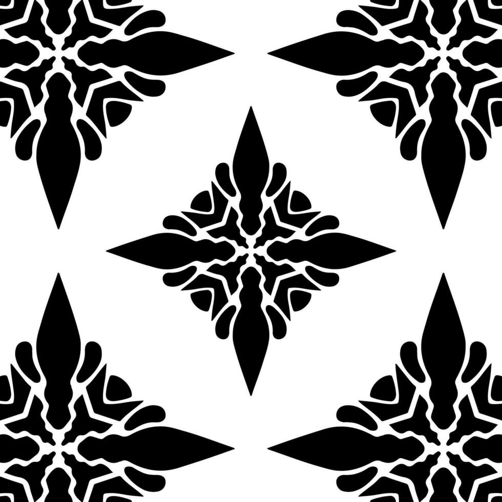 geometric cool abstract floral pattern vector