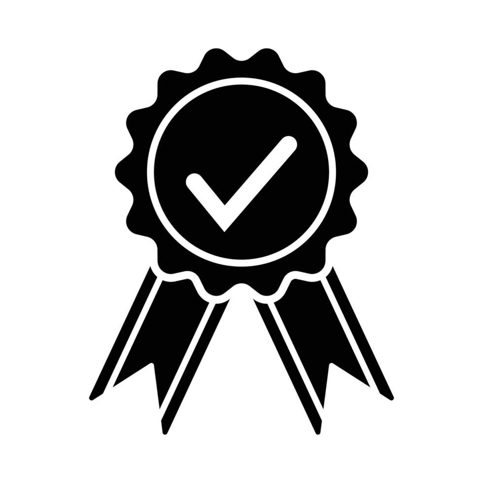 rosette vector for aprove or certified award