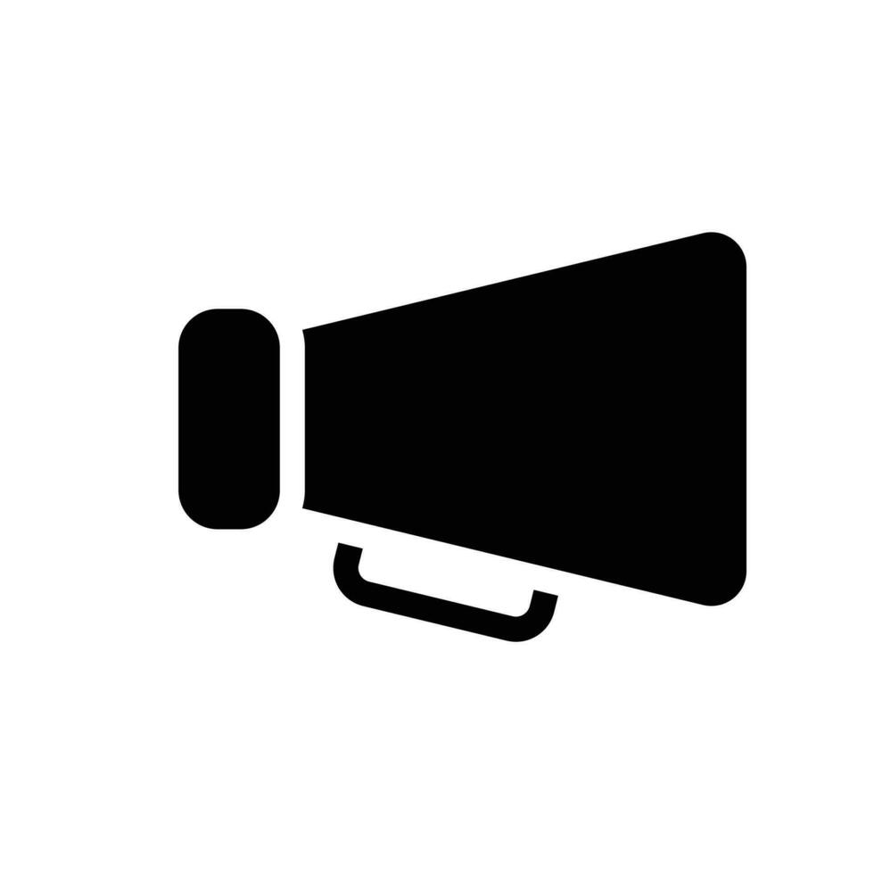 megaphone silhouette icon voice icon vector