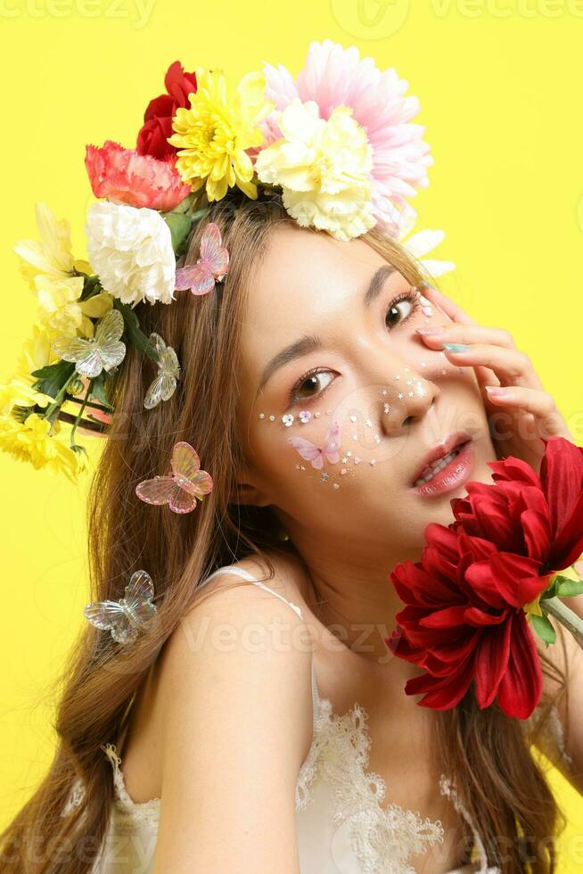 Beautiful Woman Concept photo