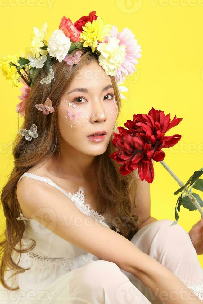 Beautiful Woman Concept photo