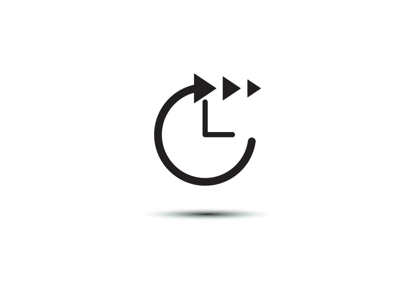 reloj Temporizador icono vector ilustración en antecedentes