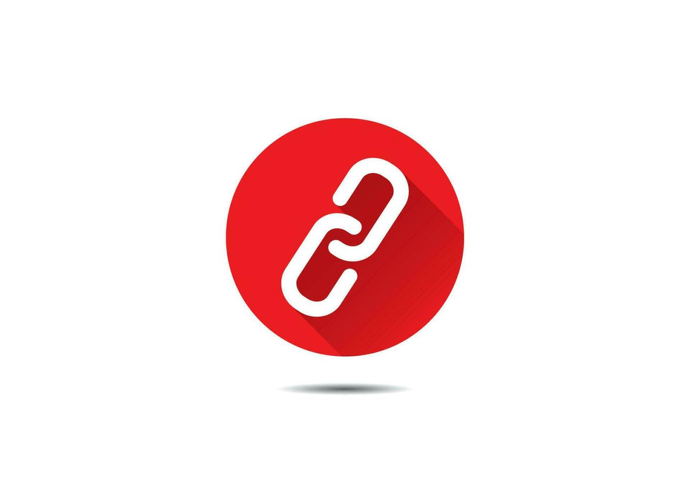 Chain, link icon vector Stock Illustration