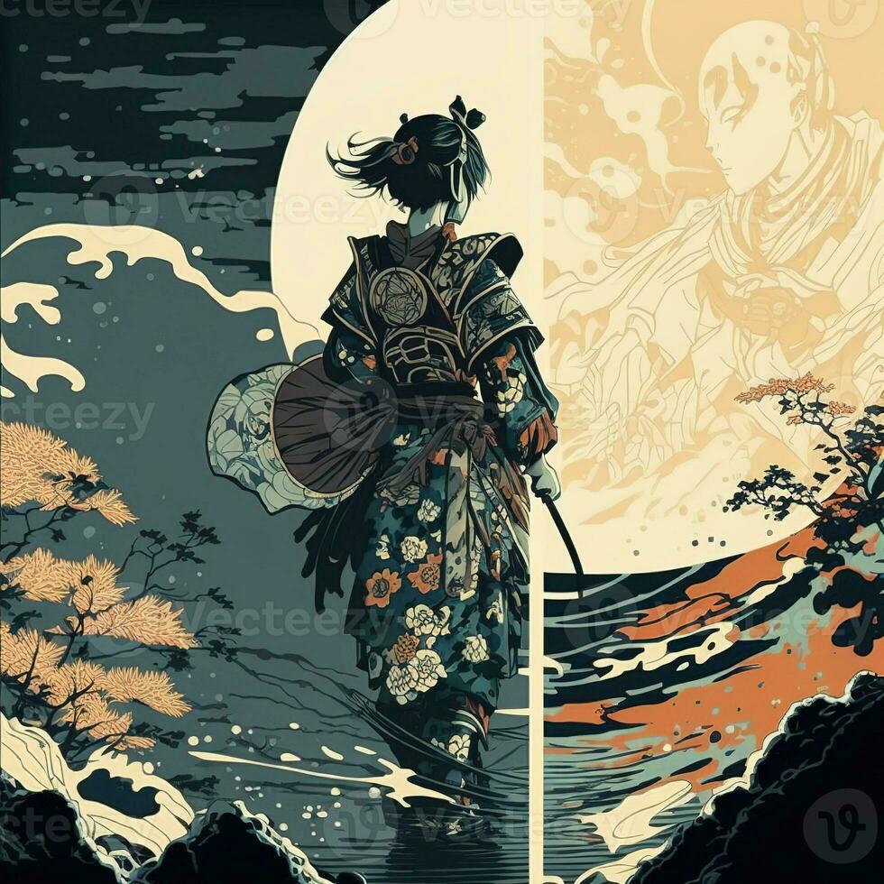 ancient japanese samurai wallpaper