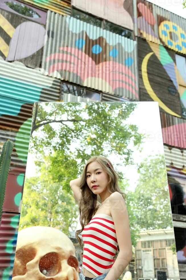 Girl at The Street photo