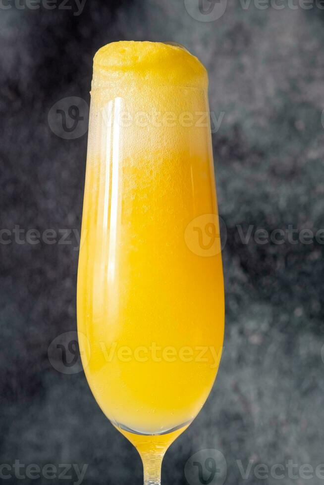 Mango Mimosa cocktail photo