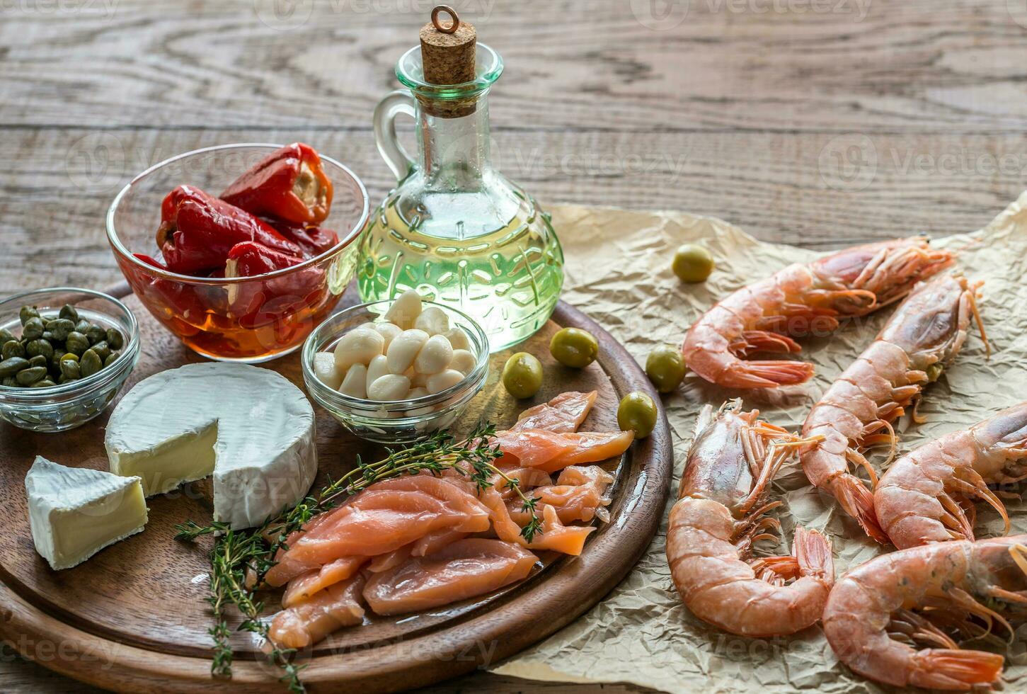 Ingredients for Mediterranean diet photo