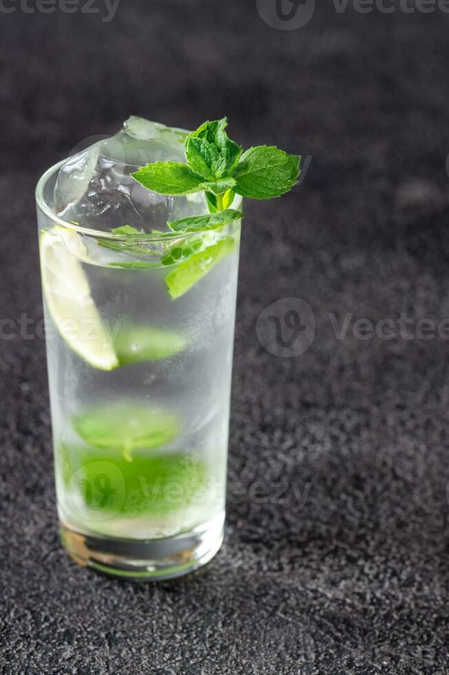 Glass of mojito photo