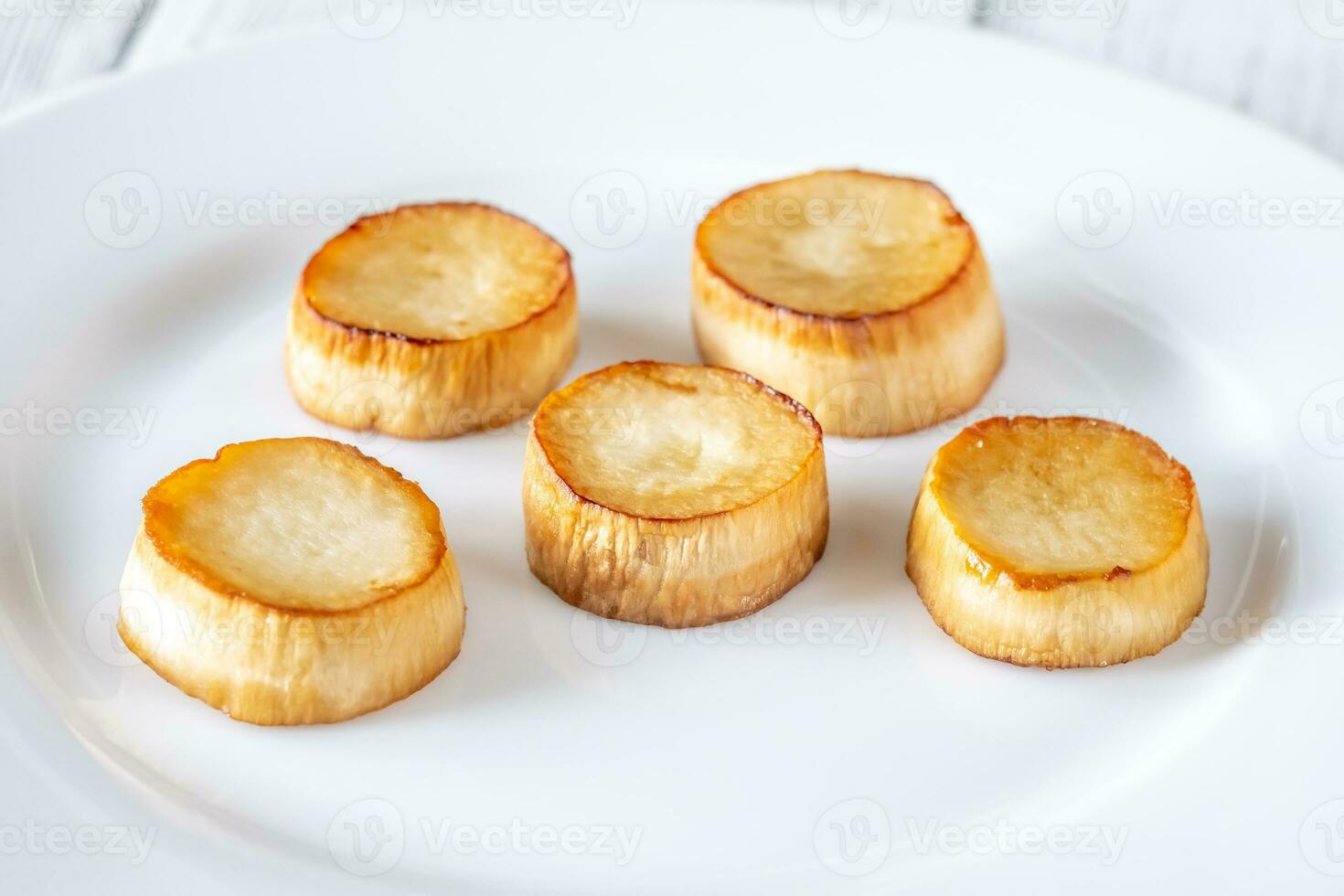 King oyster mushroom scallops photo