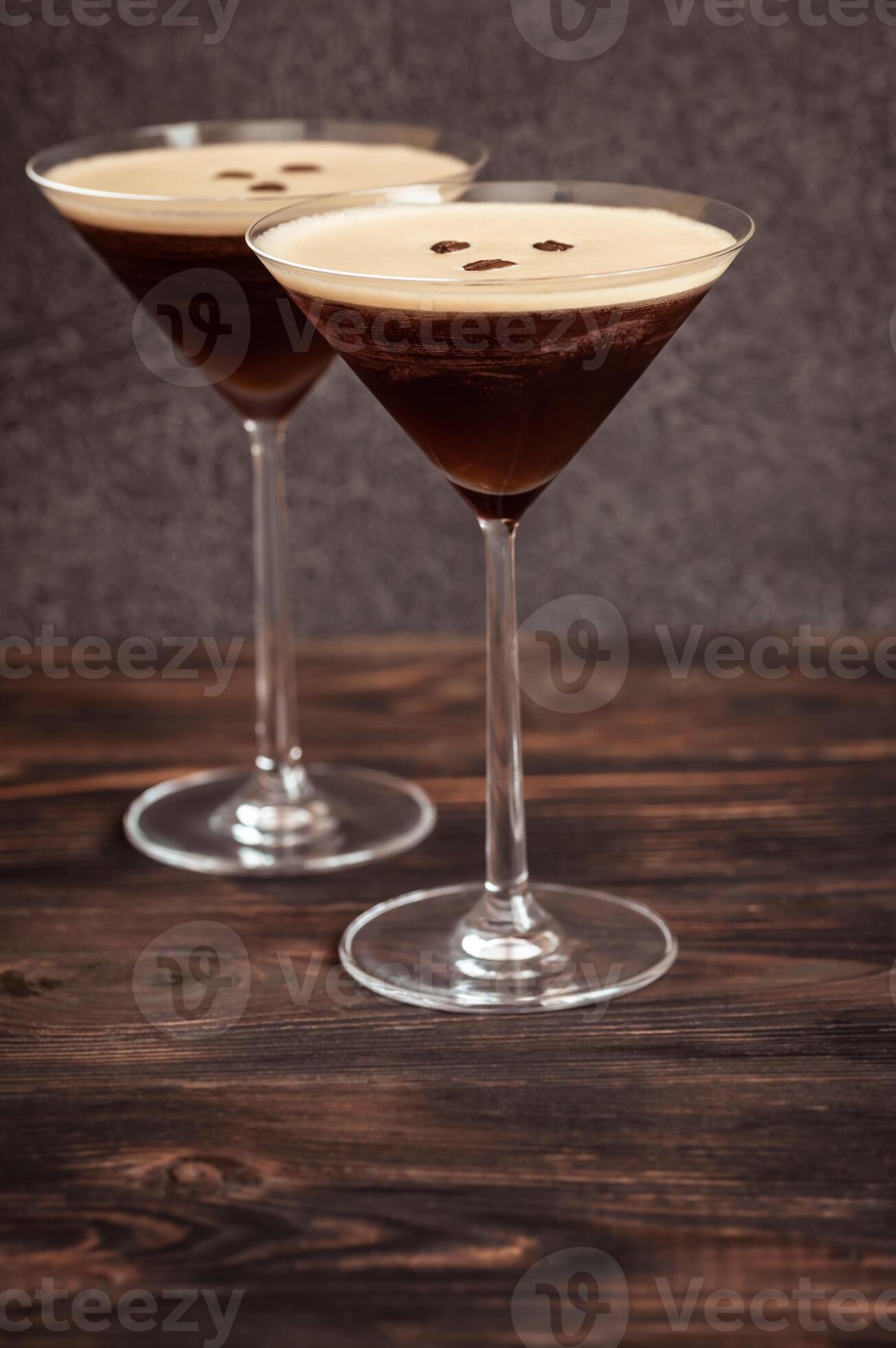 Espresso Martini glasses 23491155 Stock Photo at Vecteezy