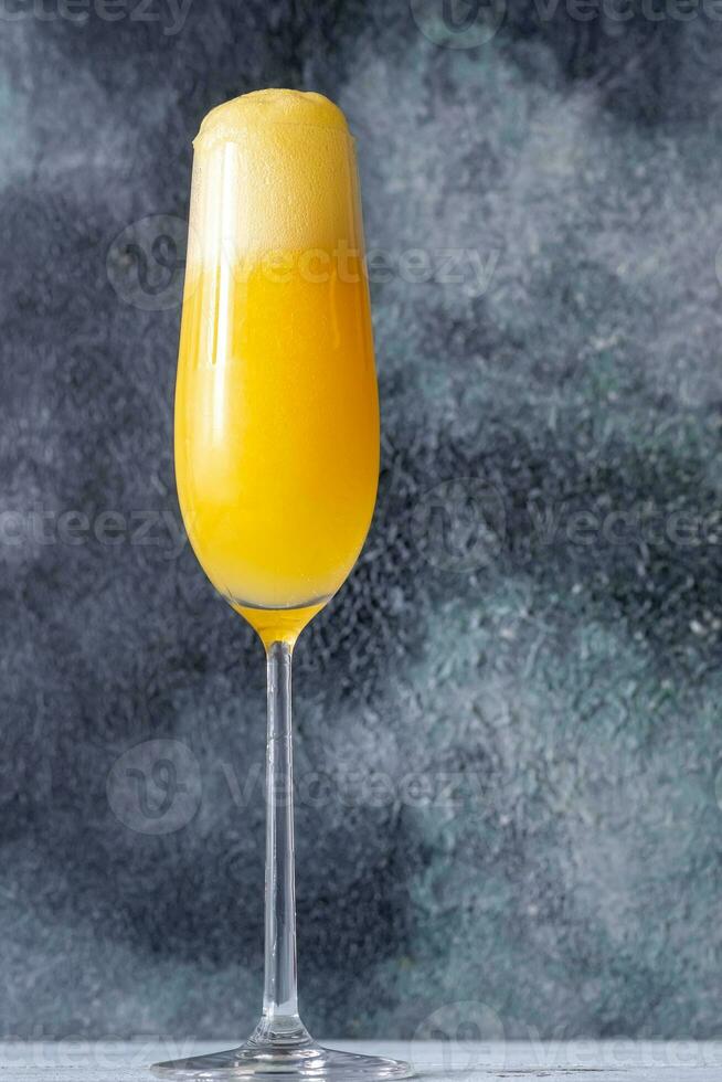 Mango Mimosa cocktail photo