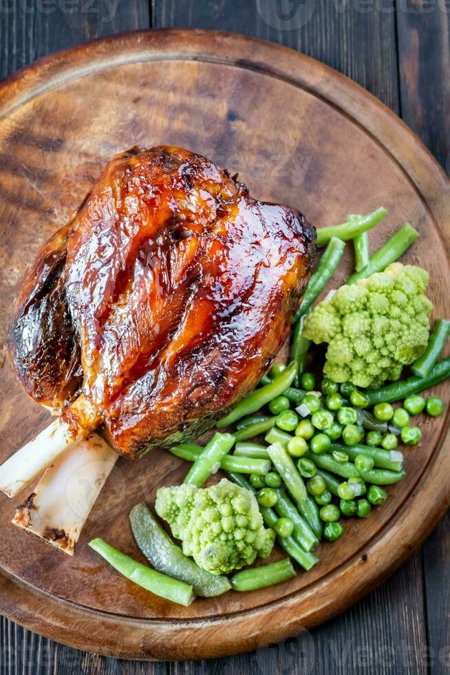 Cooked ham hock 23491199 Stock Photo at Vecteezy