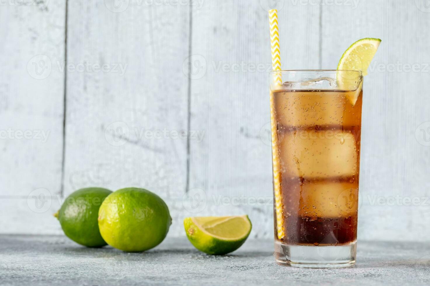 Glass of Cuba Libre photo