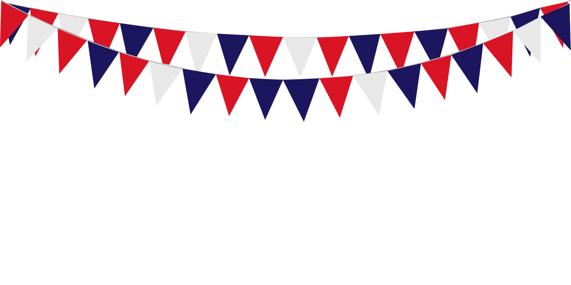 Tom Audreath abstrakt med hensyn til Bunting Hanging Red White Blue Flags Triangles Garland Banner Background.  United State of America, France, Thailand, New Zealand, Netherlands,  British, Great Britain, USA 23491884 Vector Art at Vecteezy