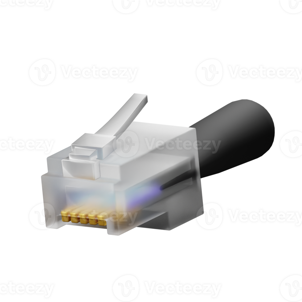 3D lan Cable Icon png