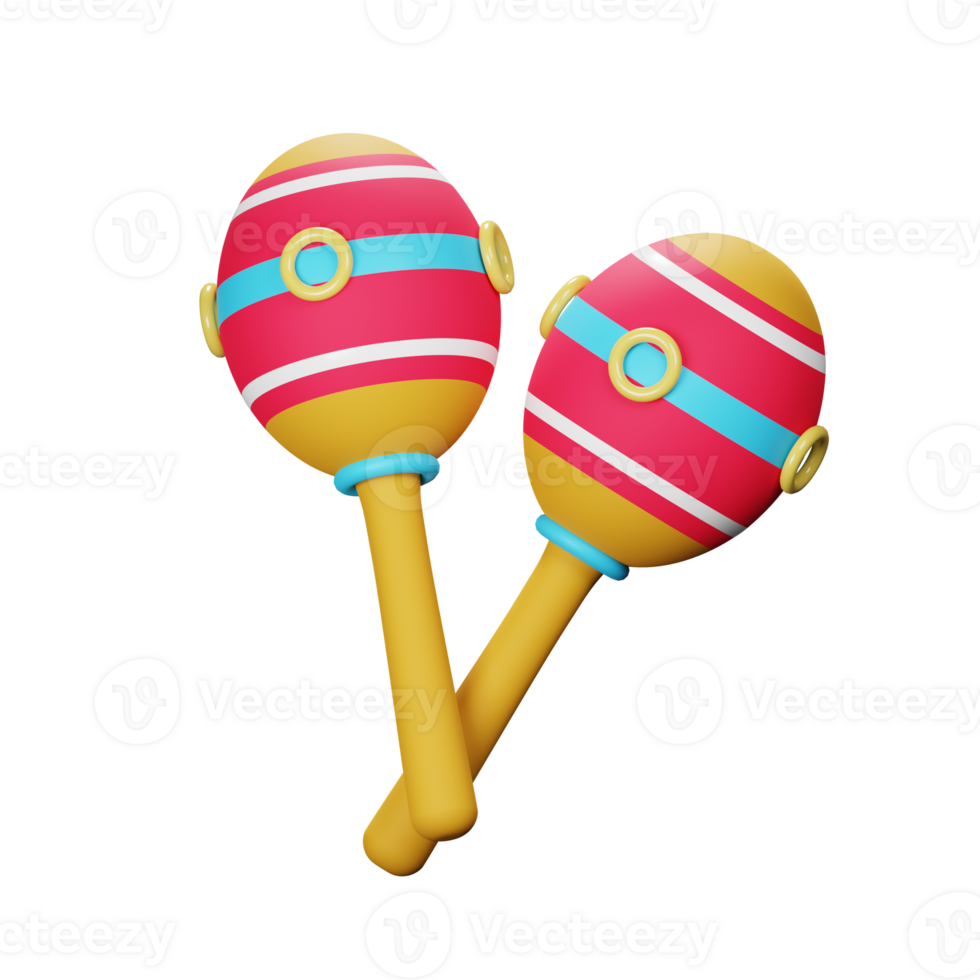3D Maracas Icon png
