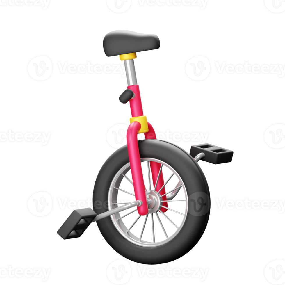 3d monocykel ikon png