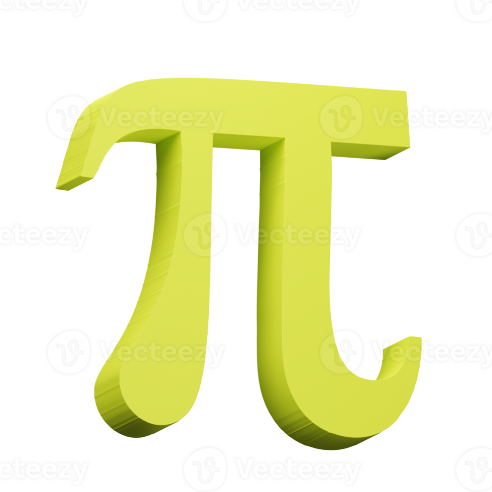 3D Phi Symbol Icon png