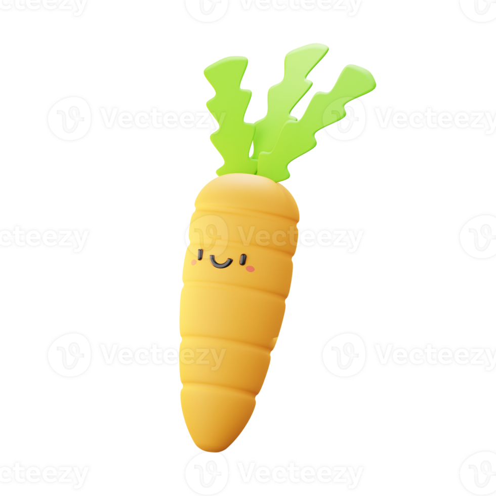 3D carrot Icon png
