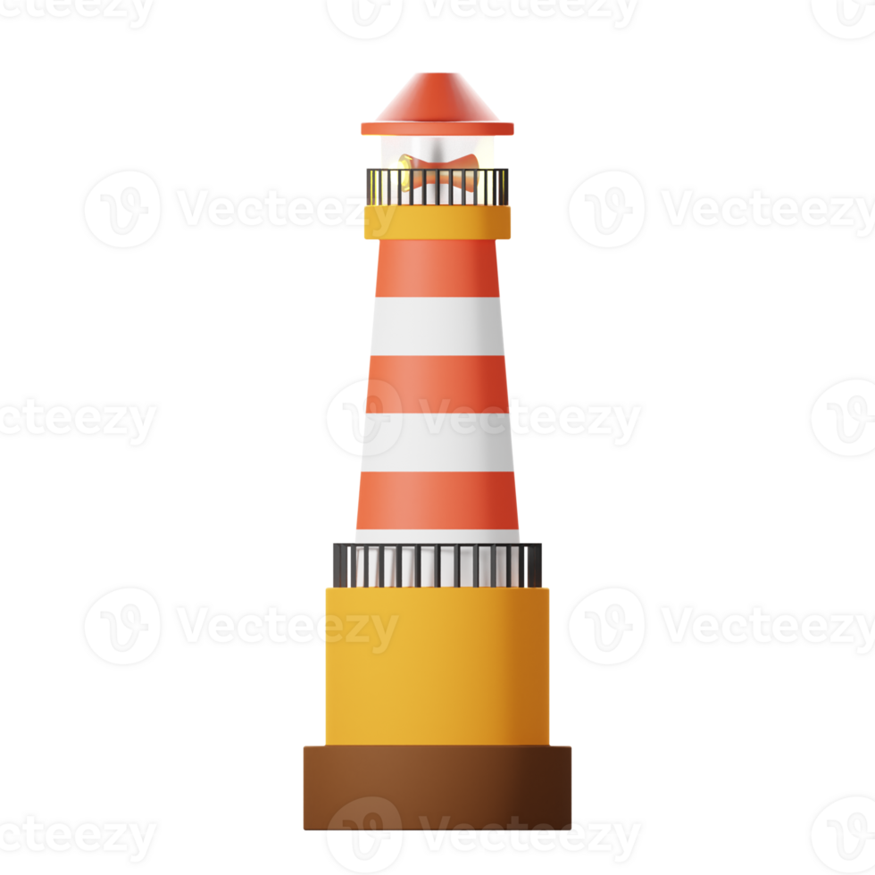 3D Light House Icon png