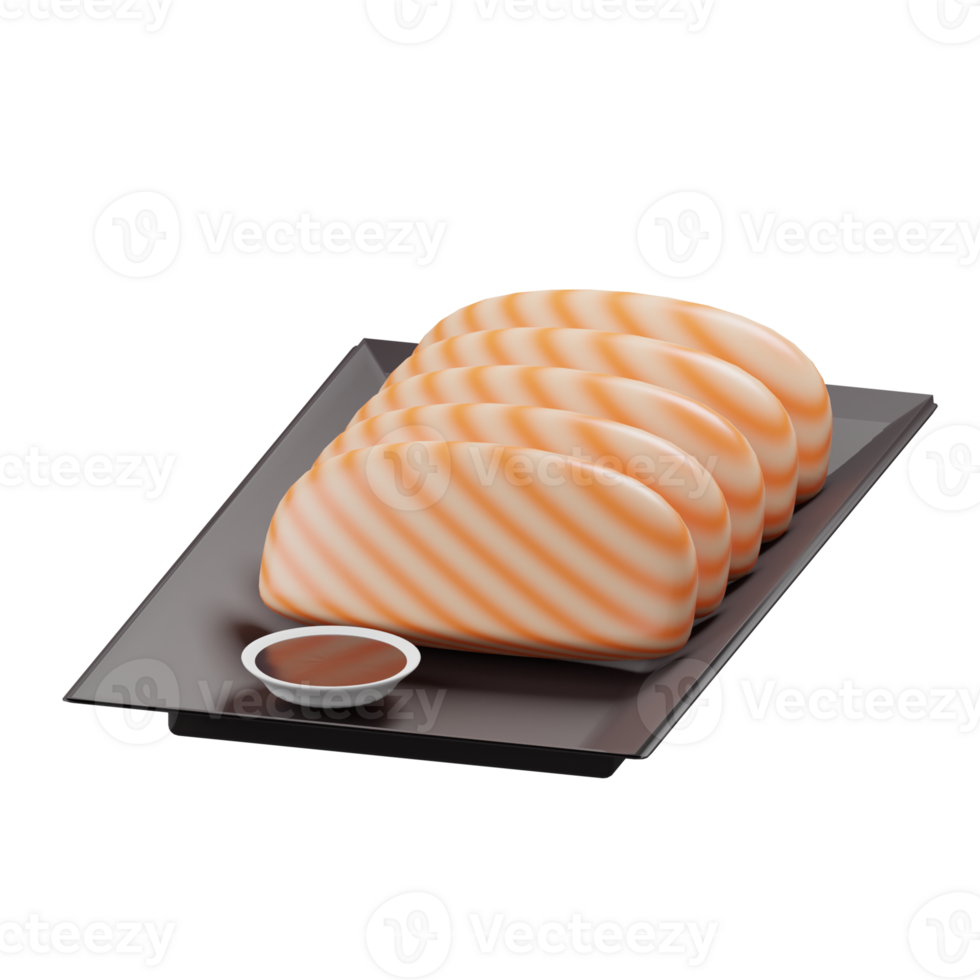 3d Sashimi Symbol png