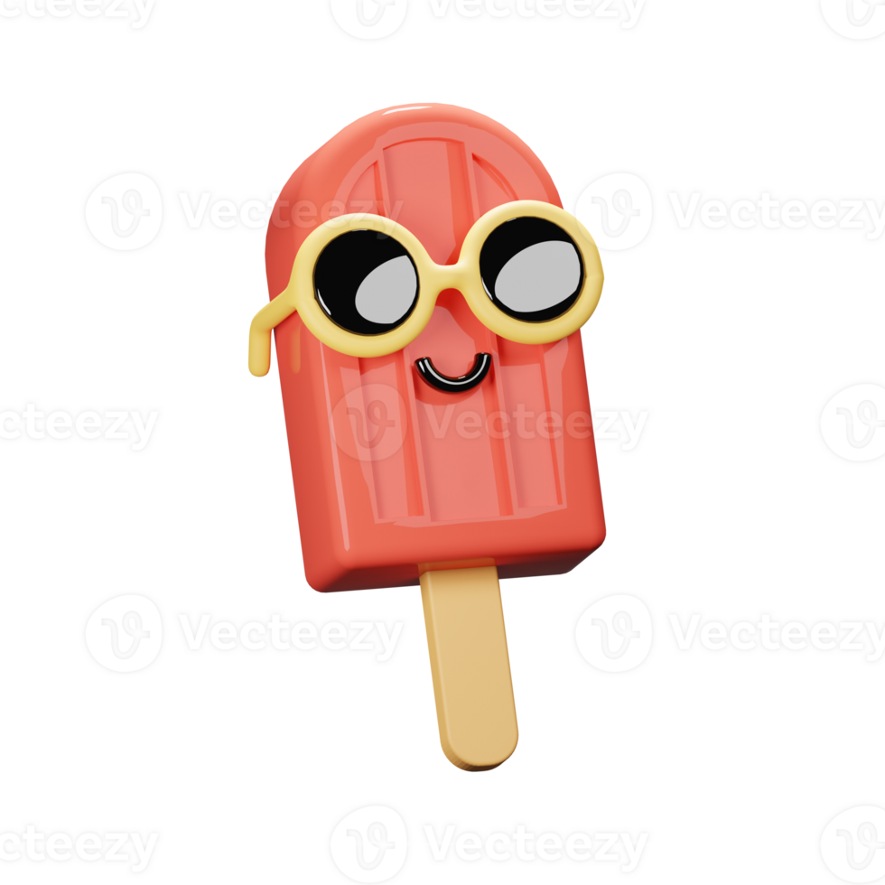 3D Ice Cream Icon png