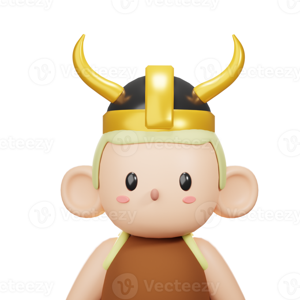 3d vichingo costume icona png