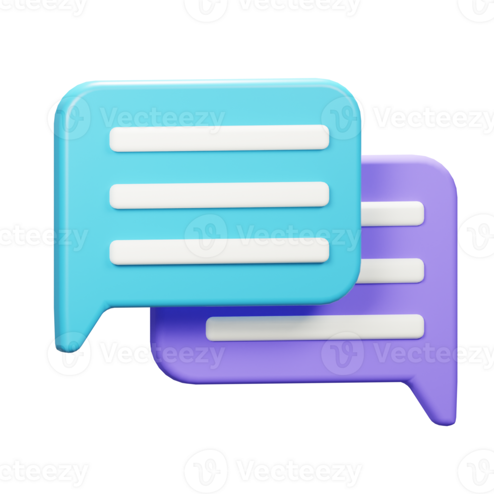 3D Chat Icon png