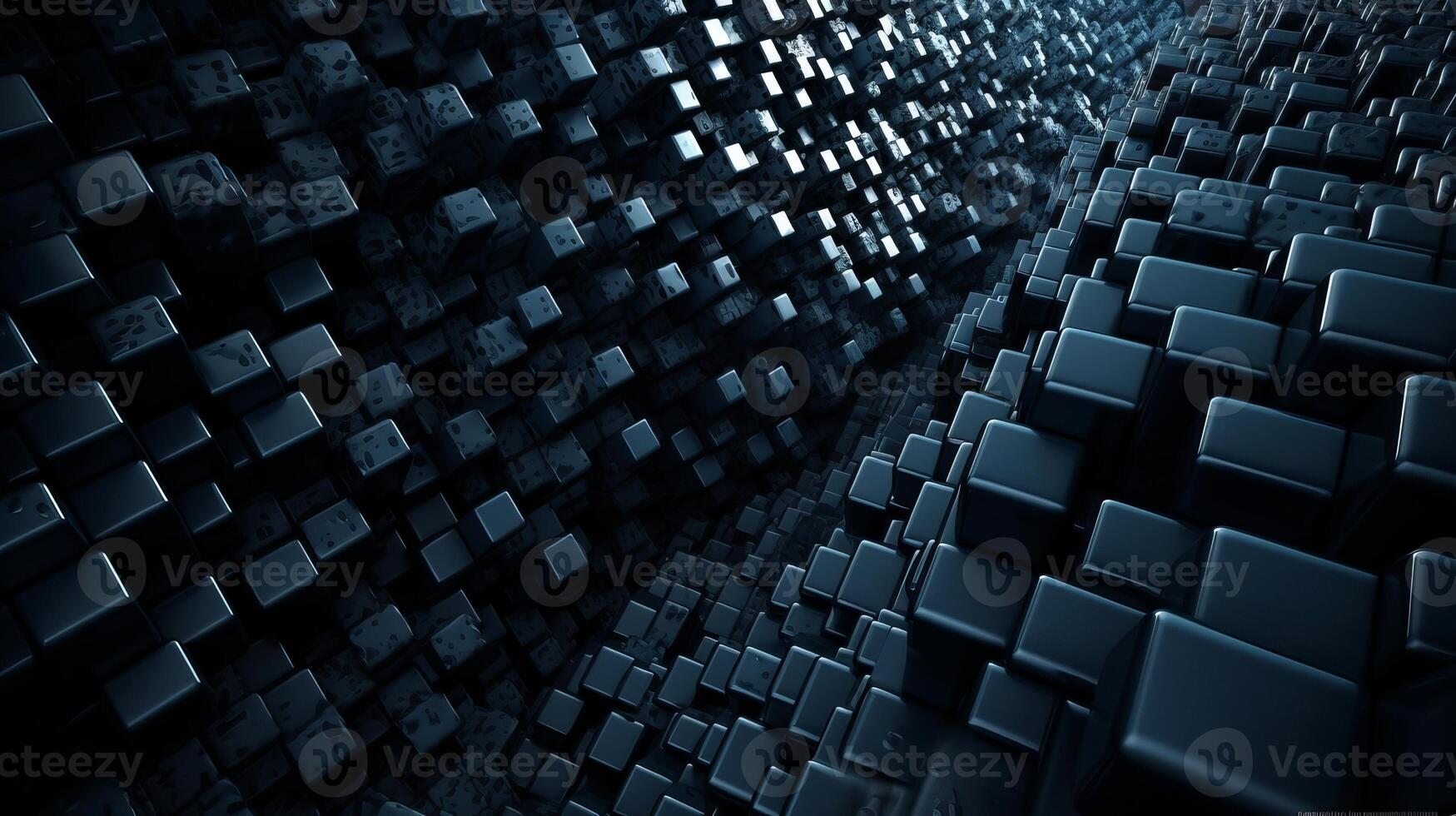 Shinning locks in Hypothetical establishment with smooth lines. Creative resource, photo