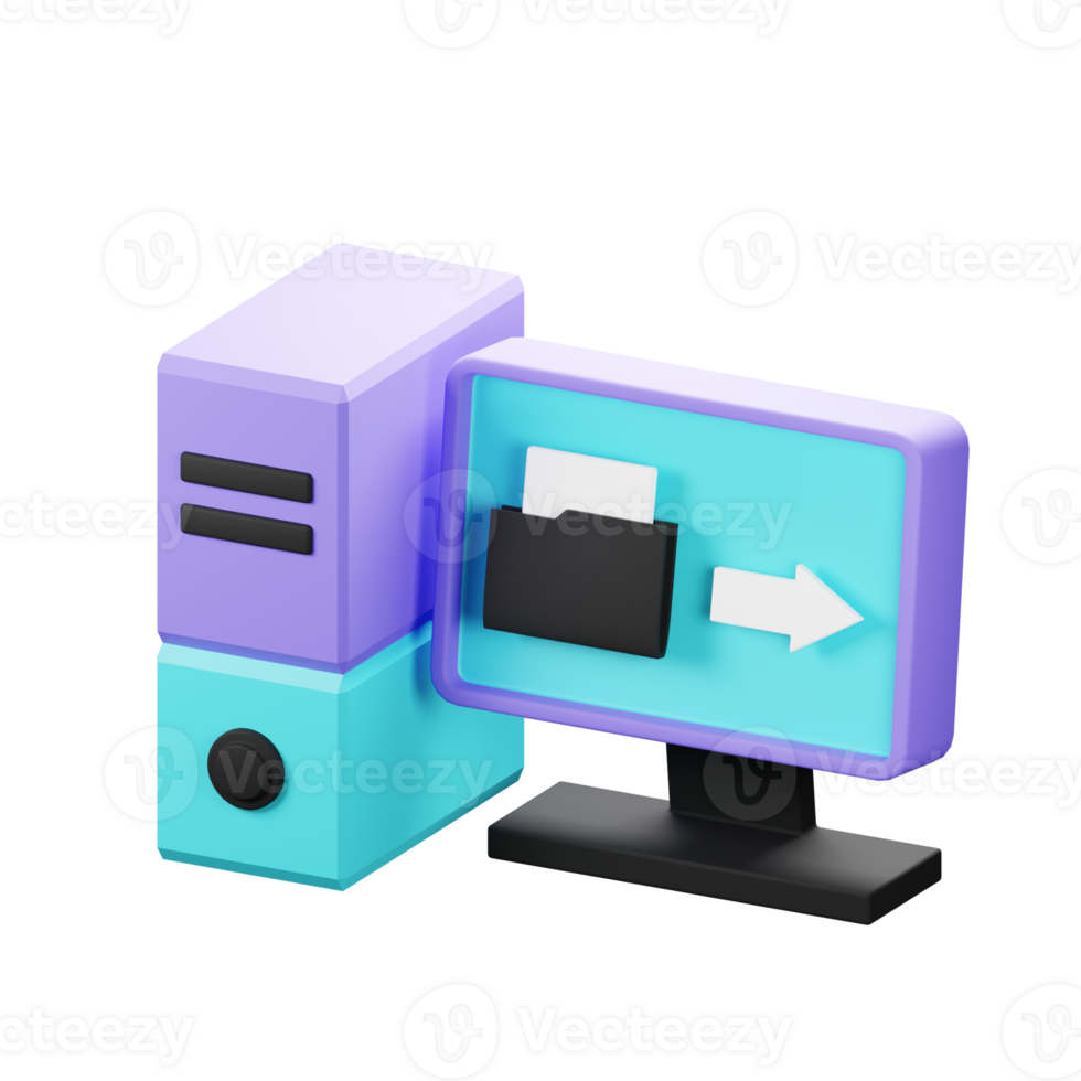 3D file transfer Icon png