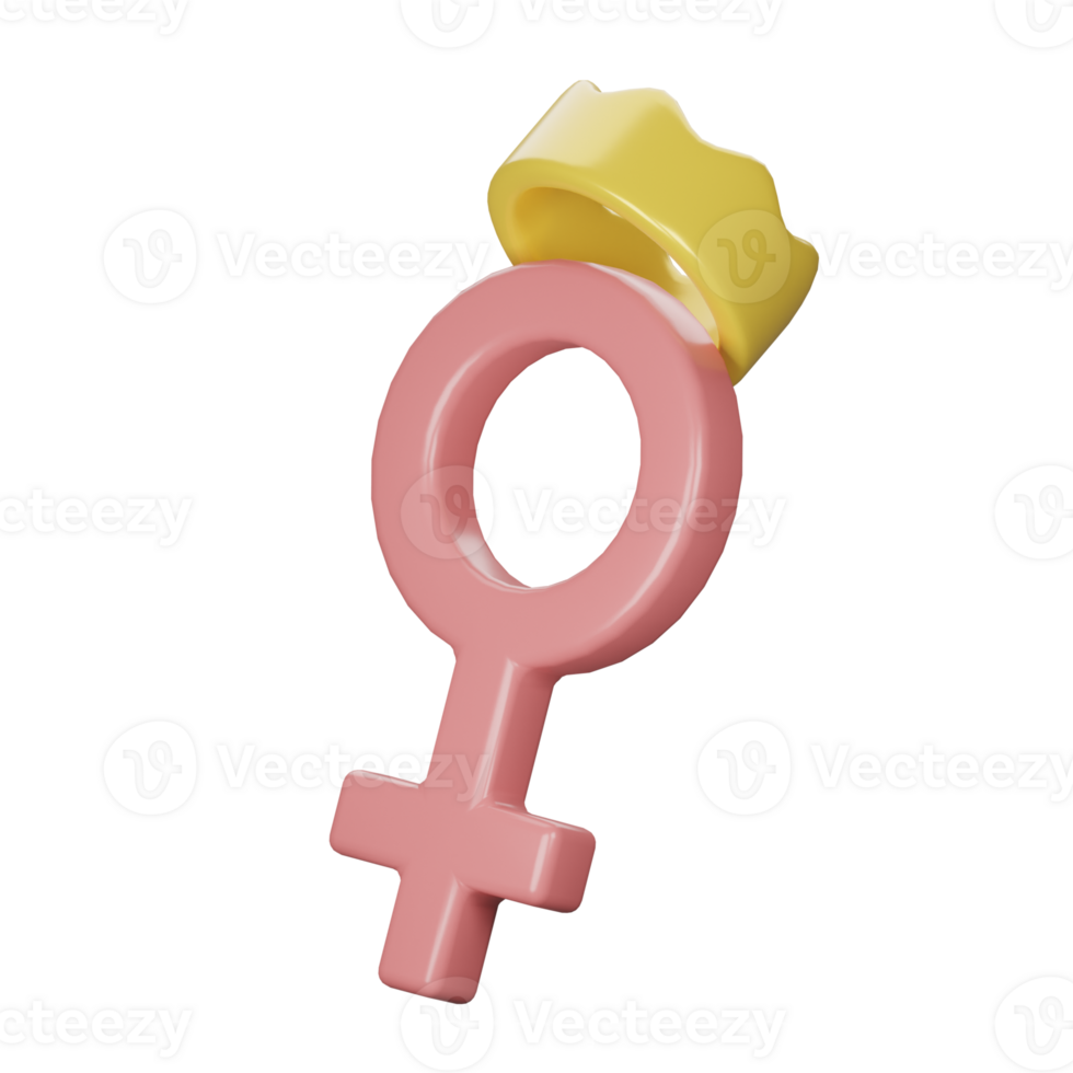 3D Female Icon png