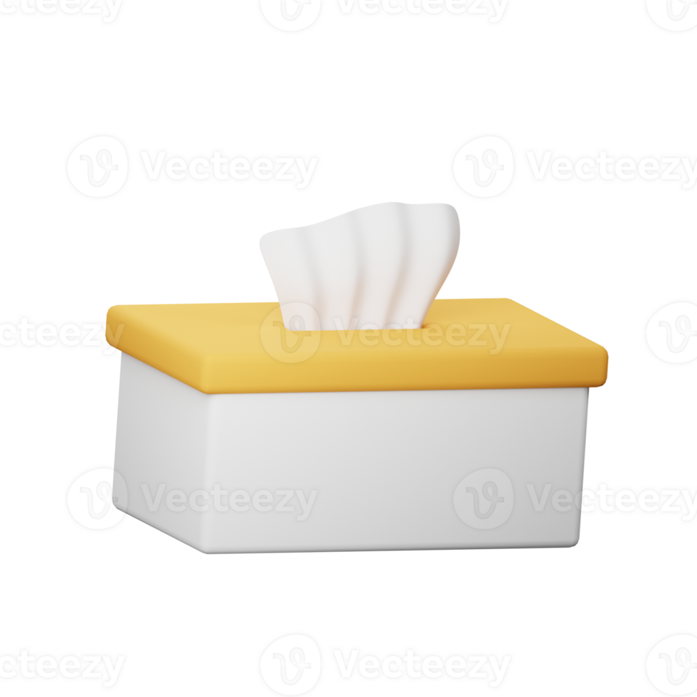 3D Tissue Box Icon png