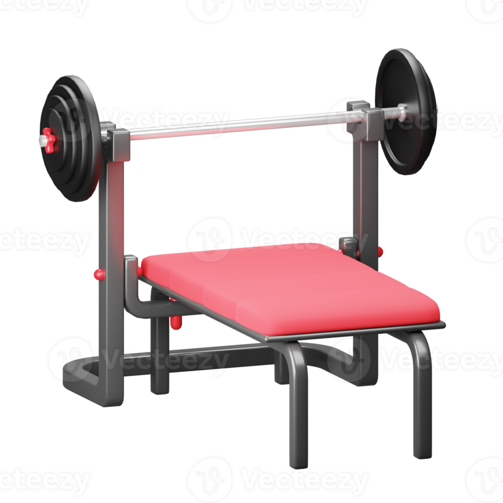 3D Bench Press Icon png